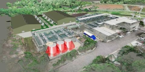 Mock-up New Mardi Water Treatment Plant
